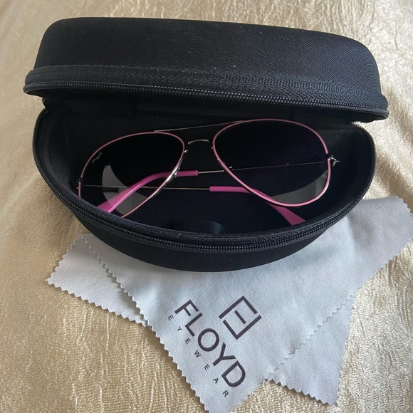 Pink rim aviator sunglesses - Good condition - Picture 5 of 5